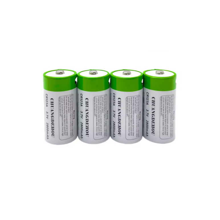 Batterie Rechargeable CR123A 3.7V 2800 mAh – Lithium-Ion USB-C