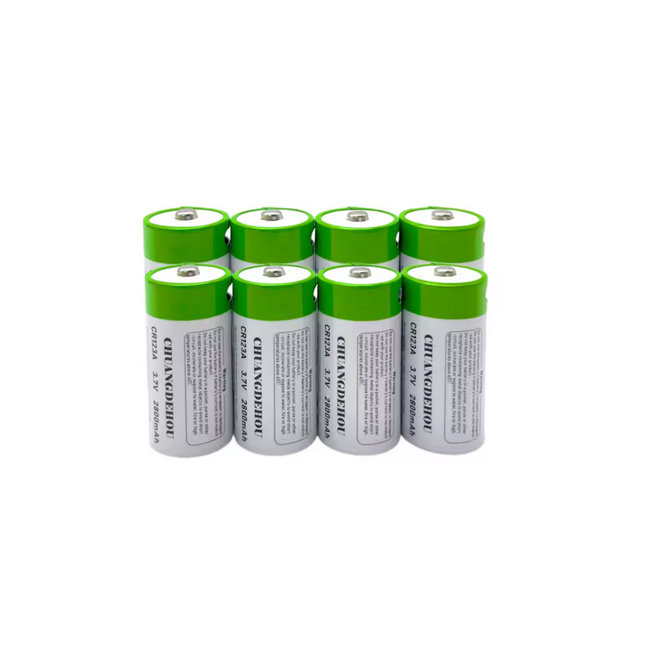 Batterie Rechargeable CR123A 3.7V 2800 mAh – Lithium-Ion USB-C