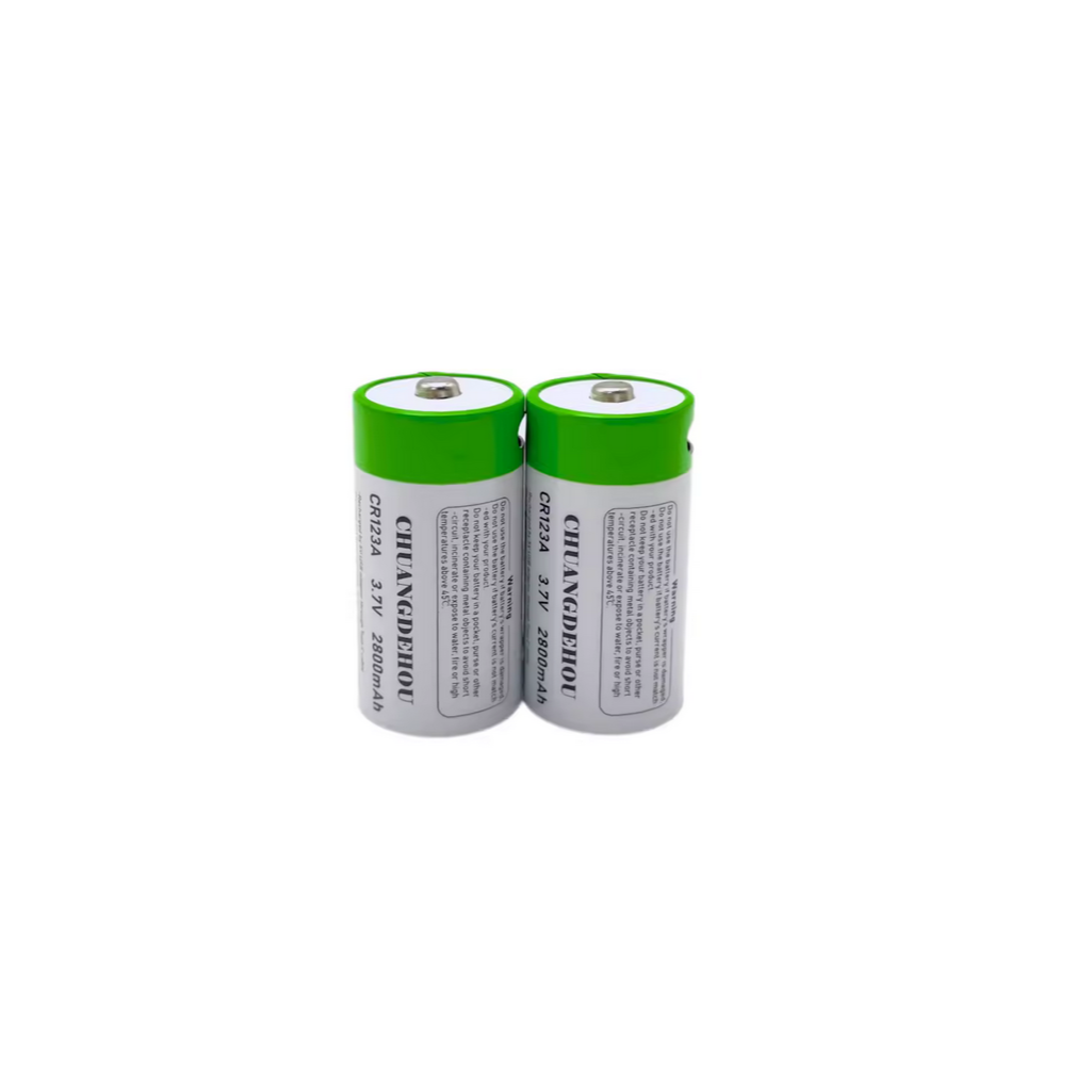 Batterie Rechargeable CR123A 3.7V 2800 mAh – Lithium-Ion USB-C