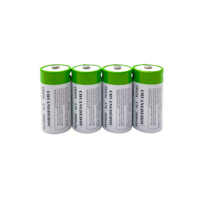 Batterie Rechargeable CR123A 3.7V 2800 mAh – Lithium-Ion USB-C