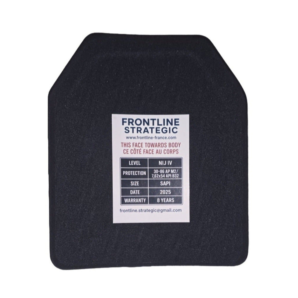 PLAQUE BALISTIQUE NIJ IV – FRONTLINE STRATEGIC X2